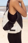 Cartera Aruba Blanco y Negro