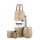 Kit Termo 1LT Con Base De Silicona + Mate De Acero Con Tapa Arena