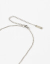 Collares Cortos Metal Collar Cadena Fina Acero - Plateado
