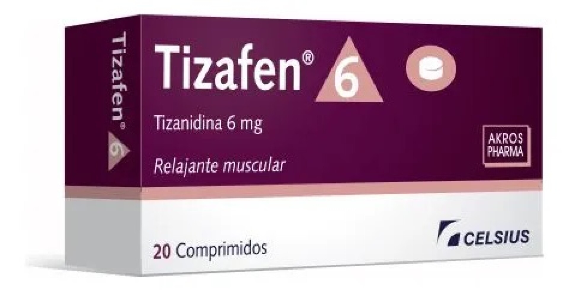 Tizafen 6 mg por 20 Comprimidos 