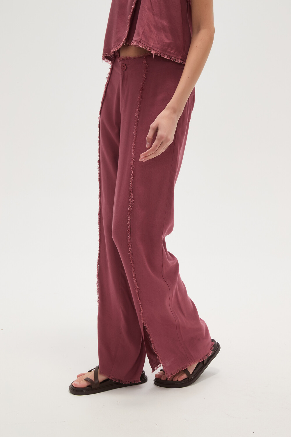 Pantalon Bemire Bordeaux Claro