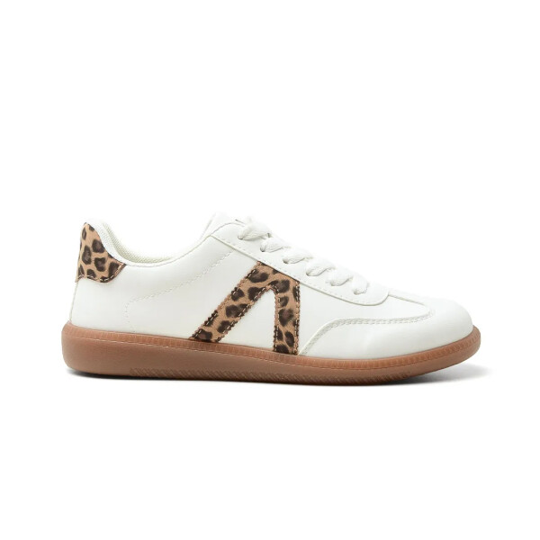 OSIRA ANIMAL PRINT - AMERICAN SPORT BLANCO/MARRON