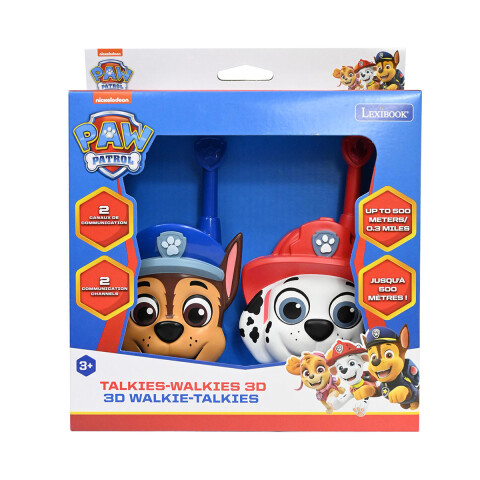 Walkie-Takie con Forma 3D Paw Patrol 500 m U