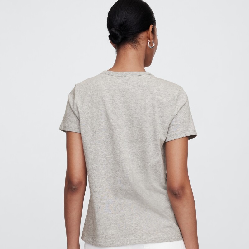 V-SS FAV CREW SOLID LIGHT HEATHER GREY