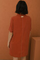 VESTIDO LINO POSITANO BRICK
