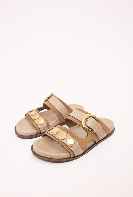 Sandalia Braka Beige