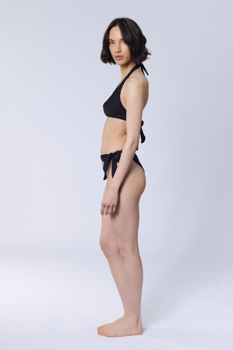 Bombacha bikini textura Negro