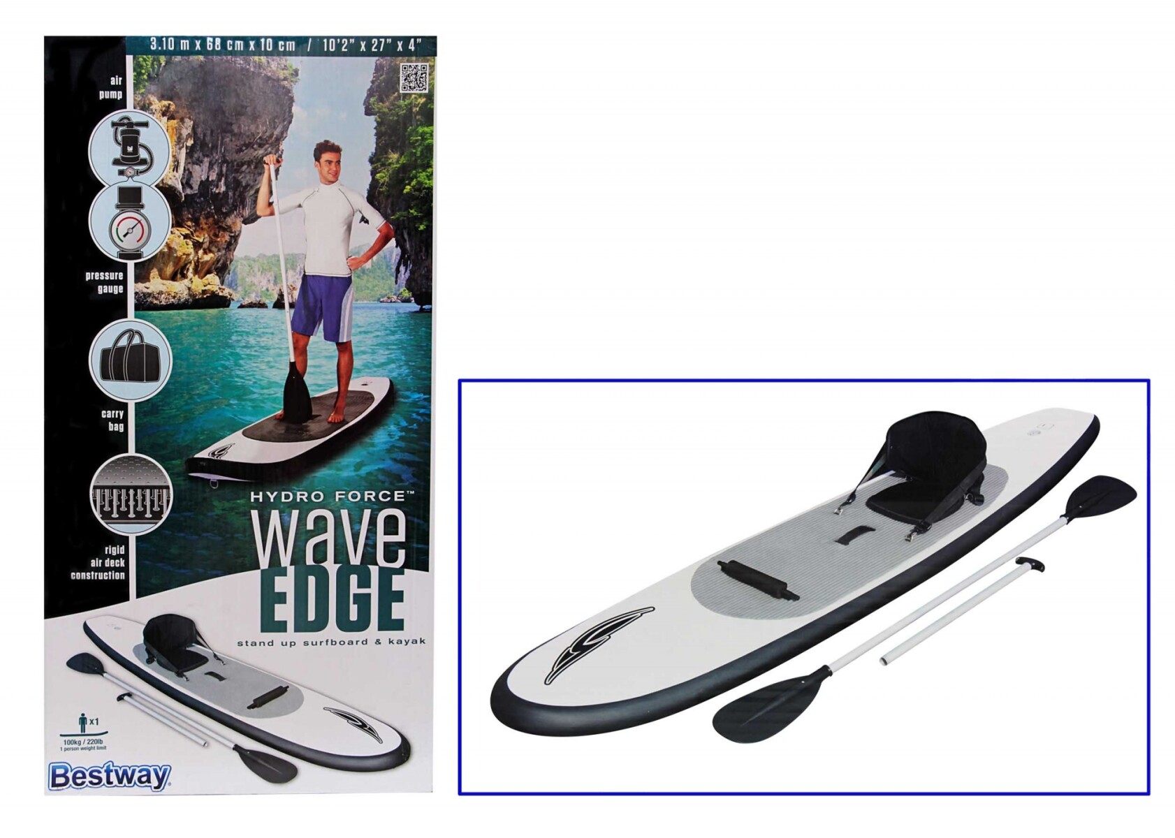 BOTE INFLABLE KAYAK BESTWAY 