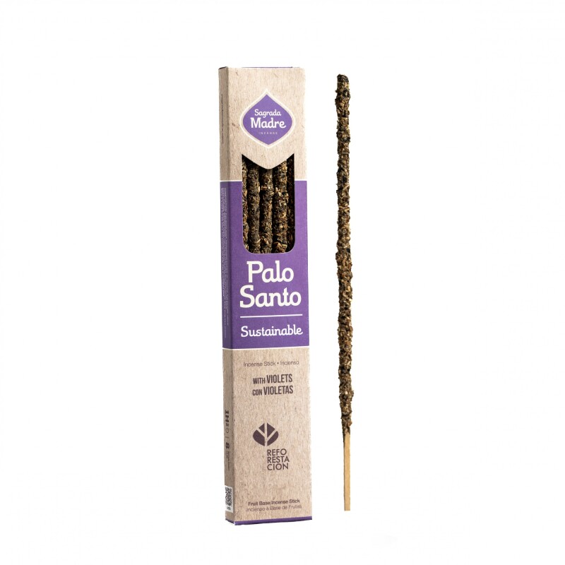 INCIENSO PALO SANTO SAGRADA MADRE X8 Violeta