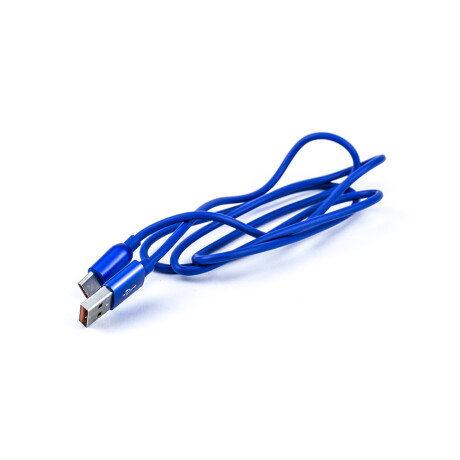 Cable USB Tipo C en tubo Azul