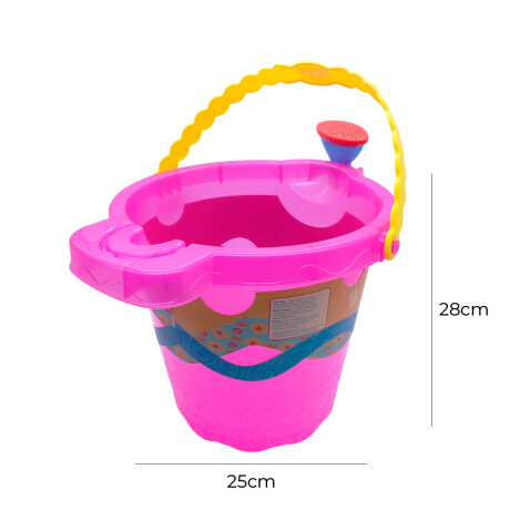 Set Balde Playa Grande 8p C/ Regadera Juego Arena Set Balde Playa Grande 8p C/ Regadera Juego Arena