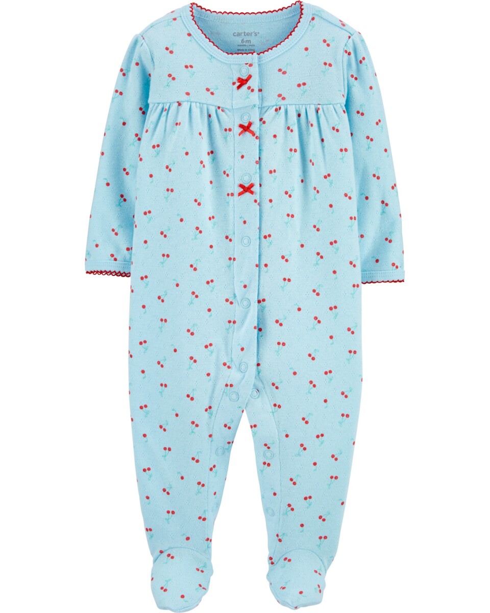 Pijama de algodón con pie 