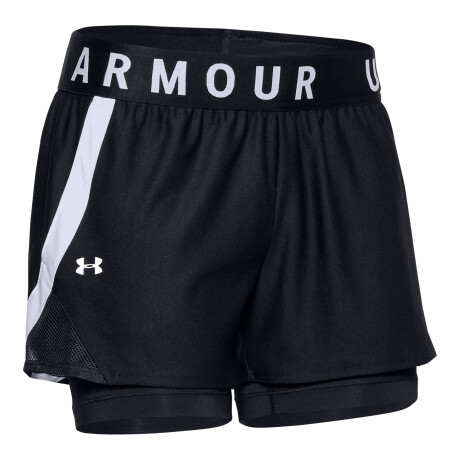 Short de Mujer Under Armour Play Up 2 en 1 Negro - Blanco
