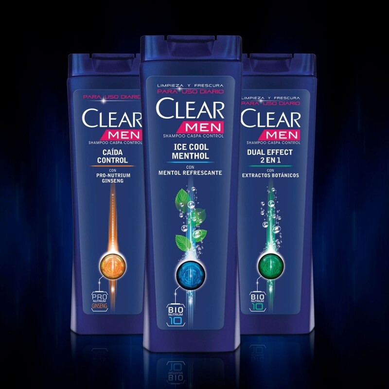 Shampoo Clear Anticaspa Men 2EN1 400 ML