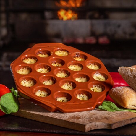 Provolonera Cheese Cerámica 19 Cavidades Provolonera Cheese Cerámica 19 Cavidades