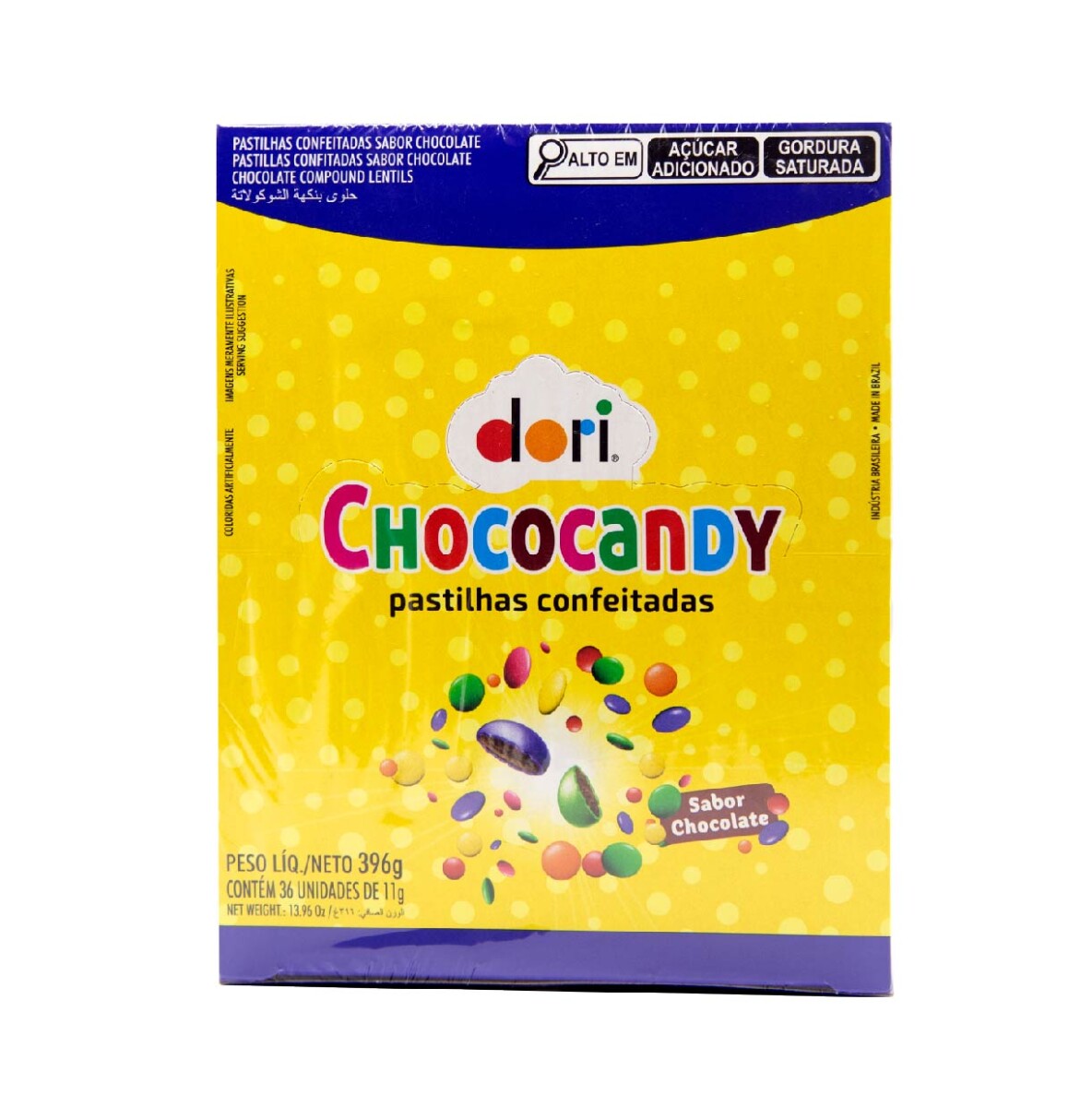 CONFITES DORI CHOCOCANDY DISPLAY 36 11 GRS (396GRS) 