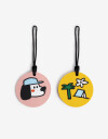 Tags Tags Para Valija De Silicona Con Tarjeta De Identificacion - Combinacion Multicolor