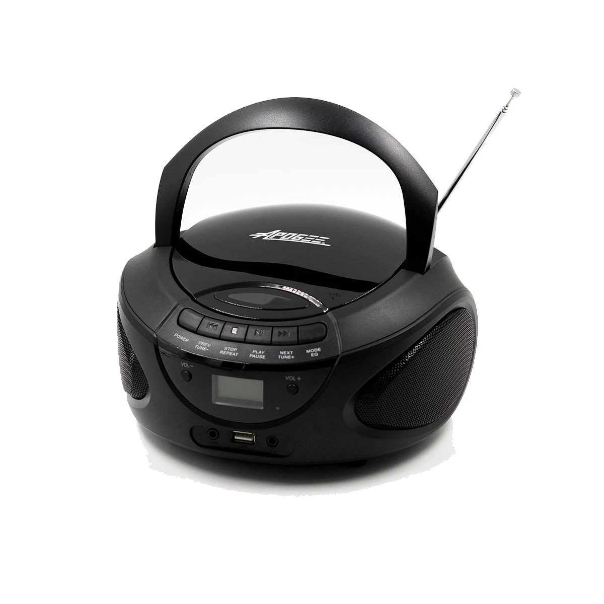 RADIO PORTÁTIL FM/AM CON REPRODUCTOR DE CD, USB, MP3 Y BLUETOOTH 