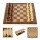 Juego de Mesa 3en1 Madera Ajedrez Damas Backgammon Jug013109