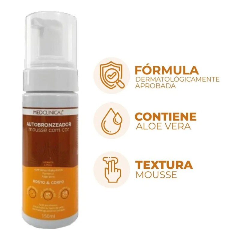 Autobronceante Medclinical Mousse 150 Ml. Autobronceante Medclinical Mousse 150 Ml.