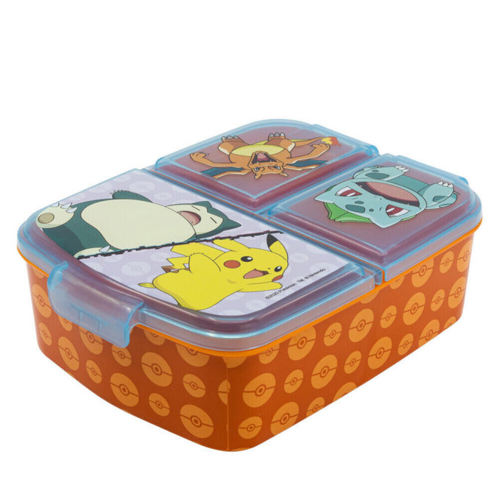 Lunchera tupper multicompartimiento pokemon