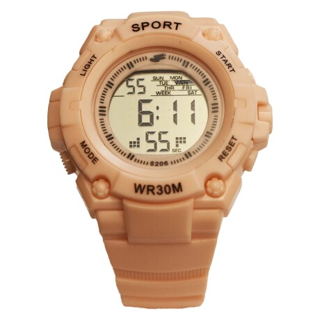 Reloj Deportivo de Pulsera Waterproof Pantalla Luz Unisex Rosa