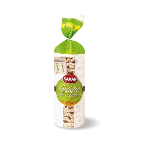 Galleta de Arroz SAMAN 150g Sin Sal