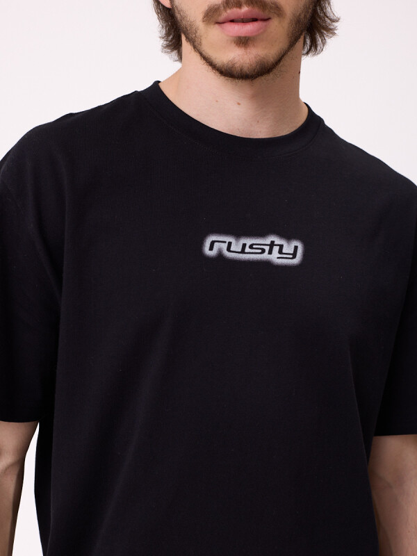 T-SHIRT COLOMA RUSTY Negro