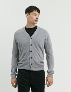 470710 CARDIGAN HARRINGTON URBAN Gris Medio Melange
