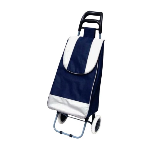 Carro de Compras con Ruedas para Mandados Azul