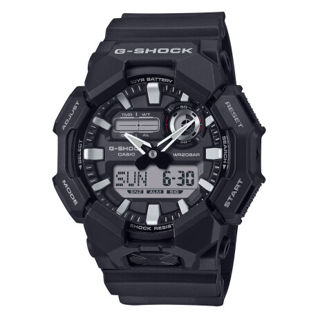 Reloj CASIO G-SHOCK GA010-1ADR en Resina Negro Esfera 52mm 0