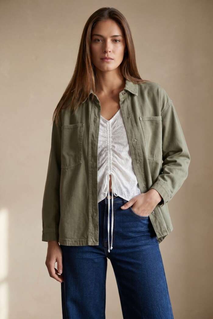 Sobrecamisa Lavada Safari