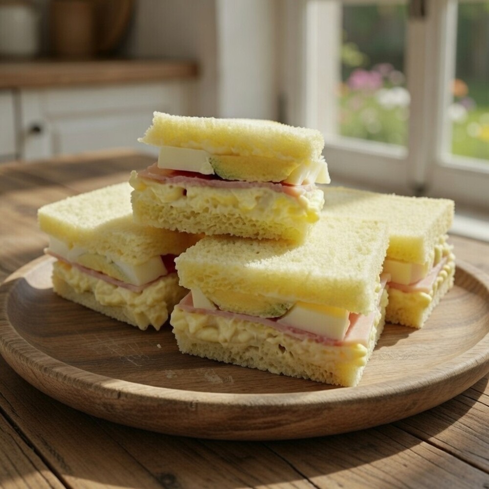 6 Sándwiches de Palmitos y Jamón 6 Sándwiches de Palmitos y Jamón