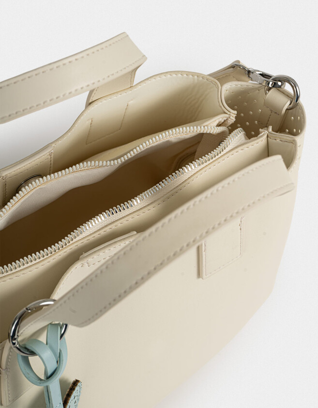 City Cartera City Calada - Blanco Crudo