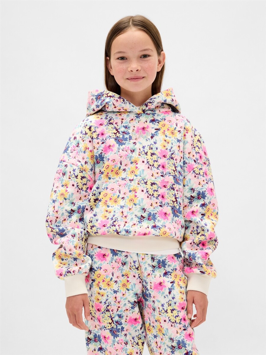 Canguro Logo Gap Niña - Ivory Frost Floral 