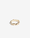 Anillos Chicos Metal Anillo Metal Corazones De La Línea Stay Golden. - Dorado
