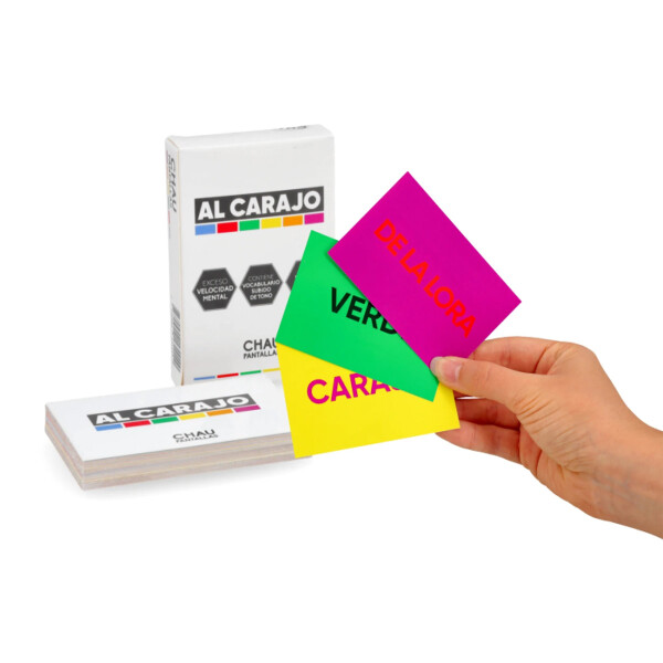 JUEGO DE CARTAS AL CARAJO - CHAU PANTALLAS JUEGO DE CARTAS AL CARAJO - CHAU PANTALLAS