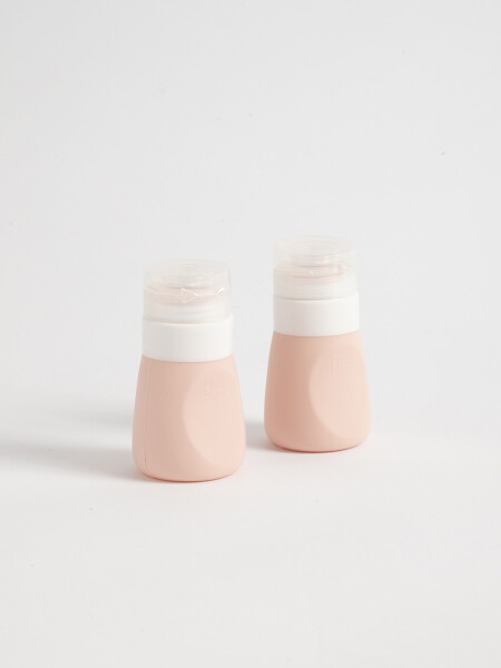 Set x2 frascos silicona 55ml Rosa