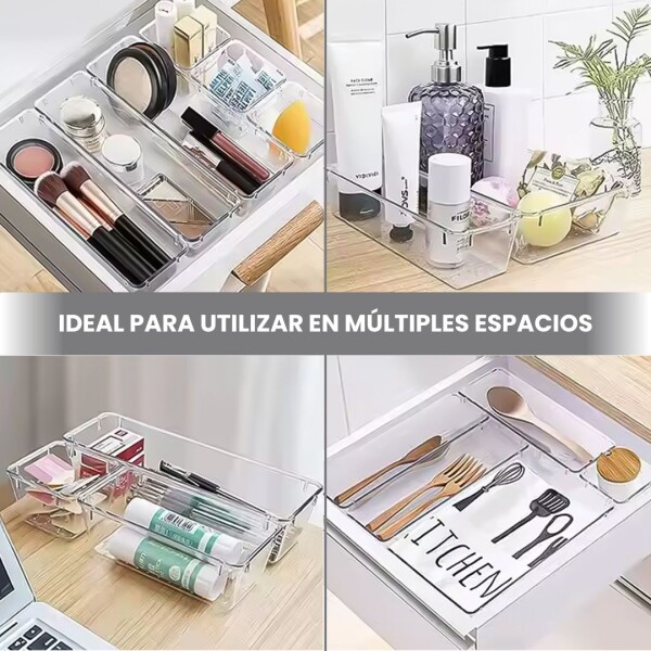 Set X 25 Organizador Contenedor Acrilico Maquillaje Apilable IMBACK Set X 25 Organizador Contenedor Acrilico Maquillaje Apilable IMBACK