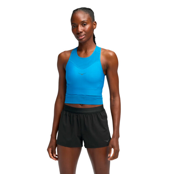 Hoka Top Race Day Bra Mujer - Celeste Celeste-Celeste