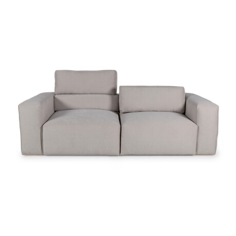 Sofá Cártago (Retráctil) - Tela Microfibra - 3 cuerpos FX4-10 (Beige)