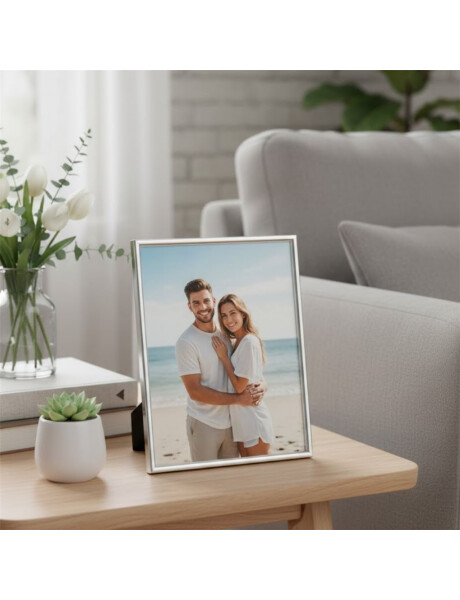 PORTARRETRATO METAL CLASICO 13x18CM PLATEADO PORTARRETRATO METAL CLASICO 13x18CM PLATEADO