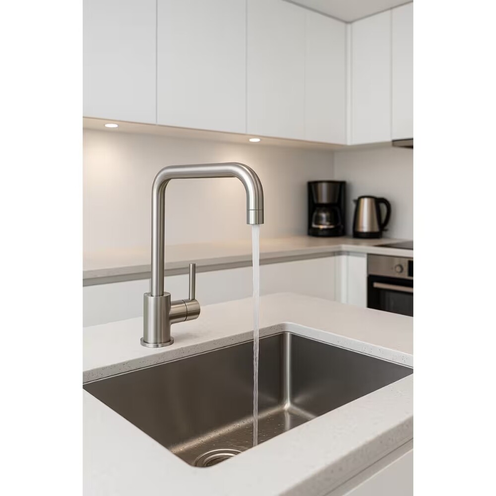 Grifería de cocina Monocomando de mesada Celtic Gris Satinado Grifería De Cocina Monocomando De Mesada Celtic Gris Satinado