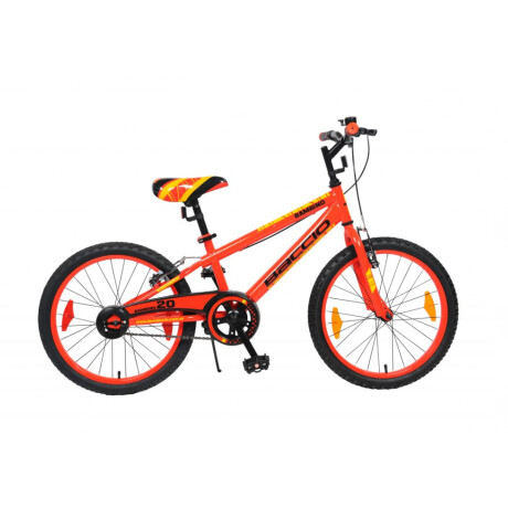 Bicicleta Baccio Bambino rodado 20 Naranja y Amarillo