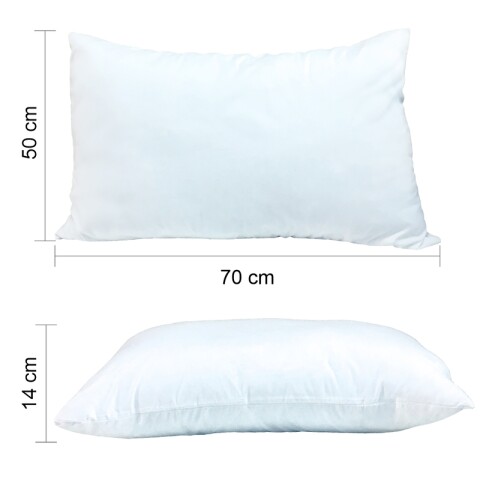 Combo de 2 Almohadas LAT hipoalergénica 70 X 50 X 14 cm Combo de 2 Almohadas LAT hipoalergénica 70 X 50 X 14 cm