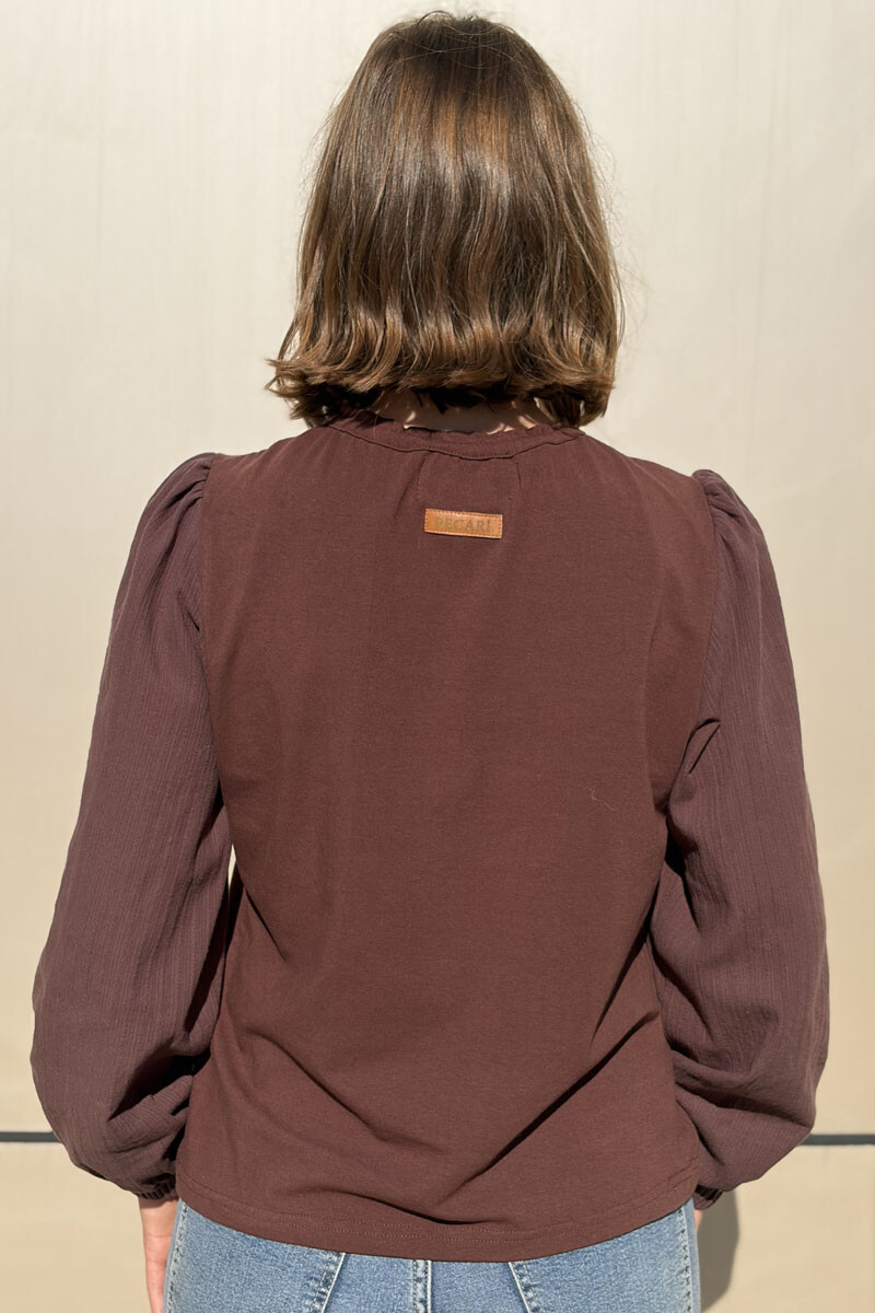 Remera cami Chocolate