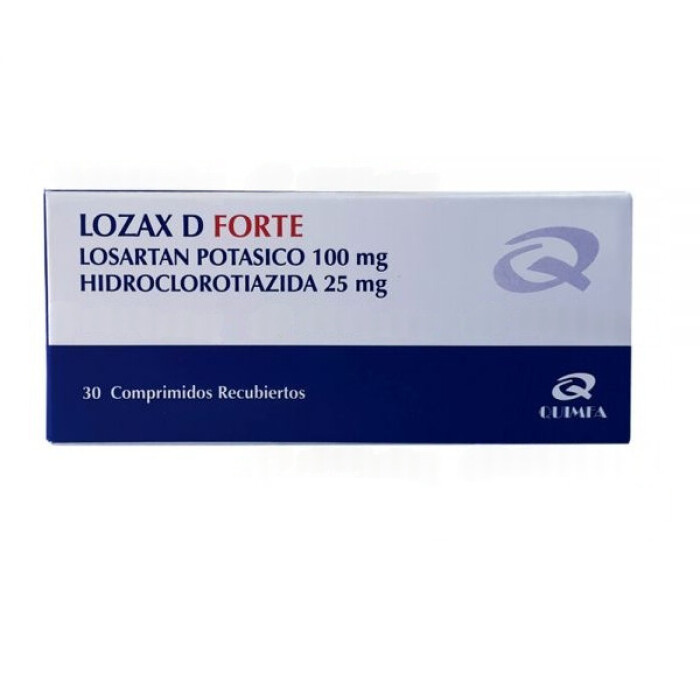 LOZAX D FORTE CJ X 30 COMP. REC. única