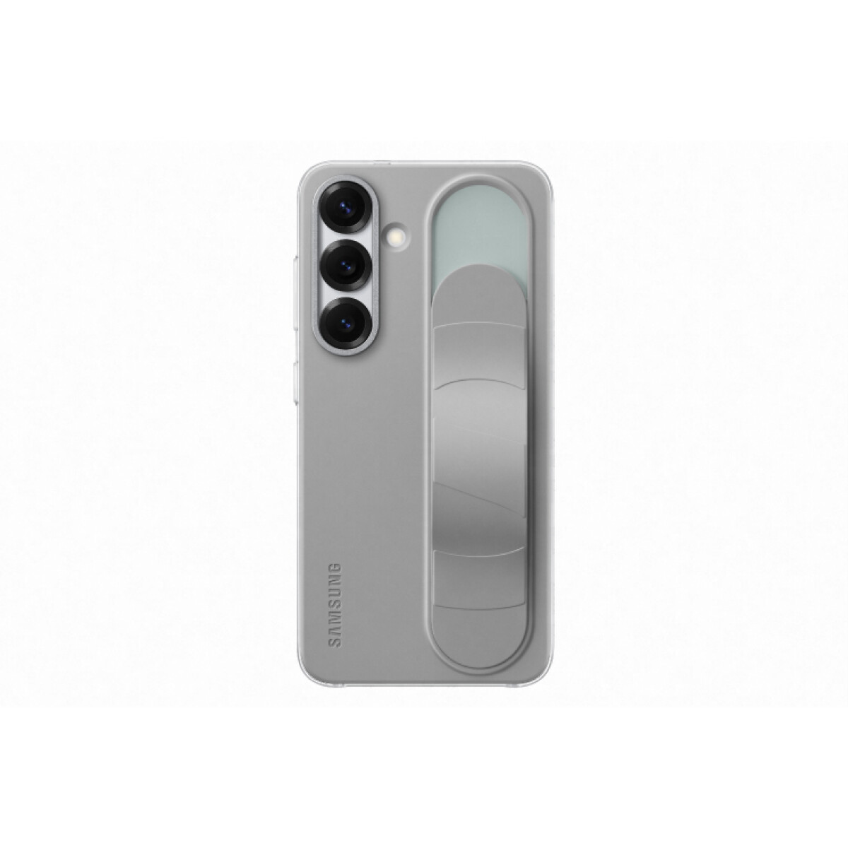 Galaxy S25 Standing Grip Cover - Grey 