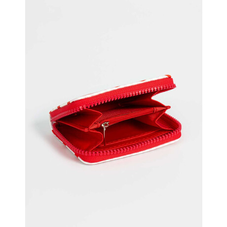 Billetera Cuerina Estampado Rayas