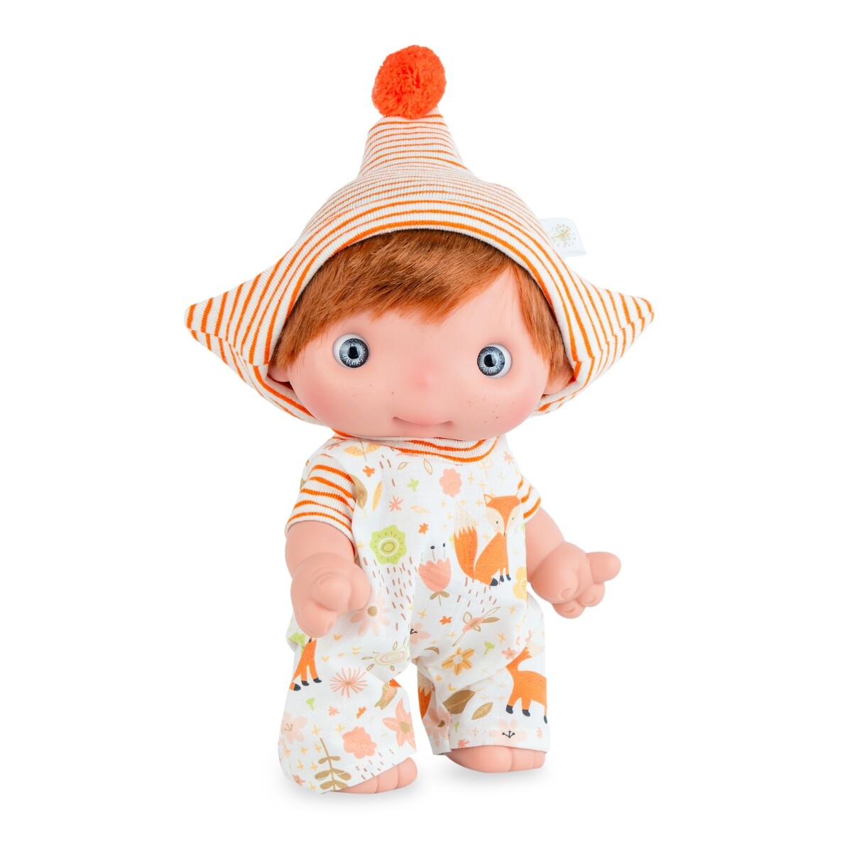 Muñeca Bebote Marina Pau Piu con Gorrito Estampado 25CM 